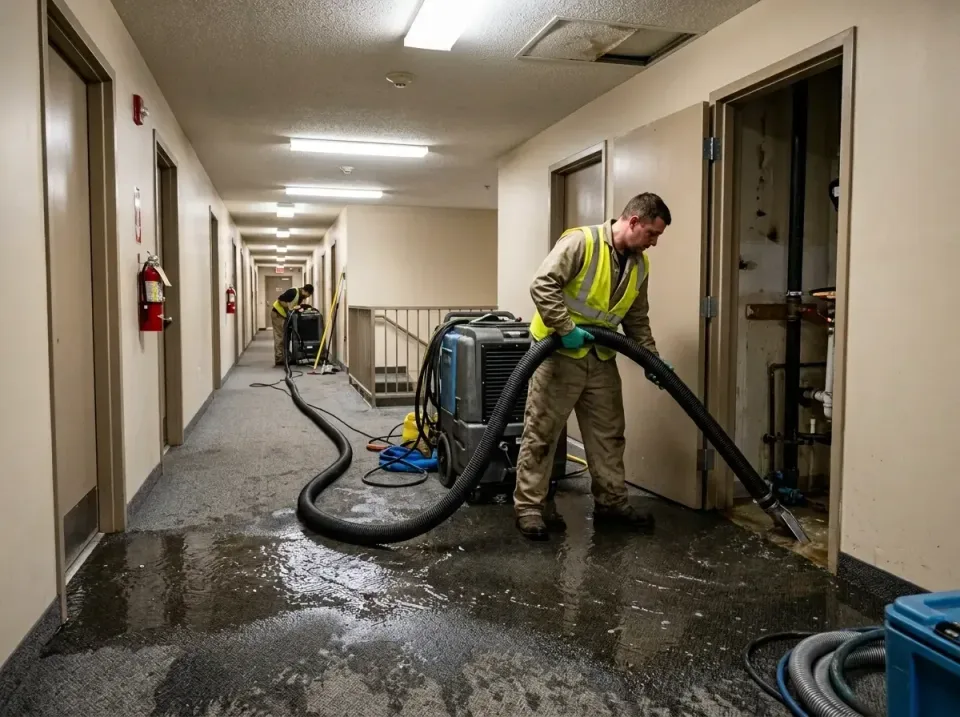 multi-unit-apartment-hallway-f-005 — frequently asked questions, Emergency Burst Pipe Water Extraction & Removal in East Gre…